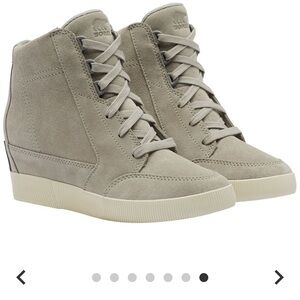 Sorel Gray Out and About II wedge Sneakers - 9.5